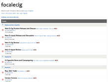 Tablet Screenshot of focalecig.com